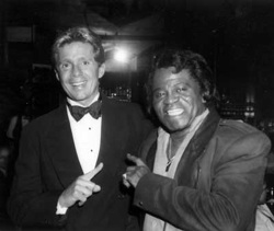 Nesbitt with the Godfather of Soul, James Brown.